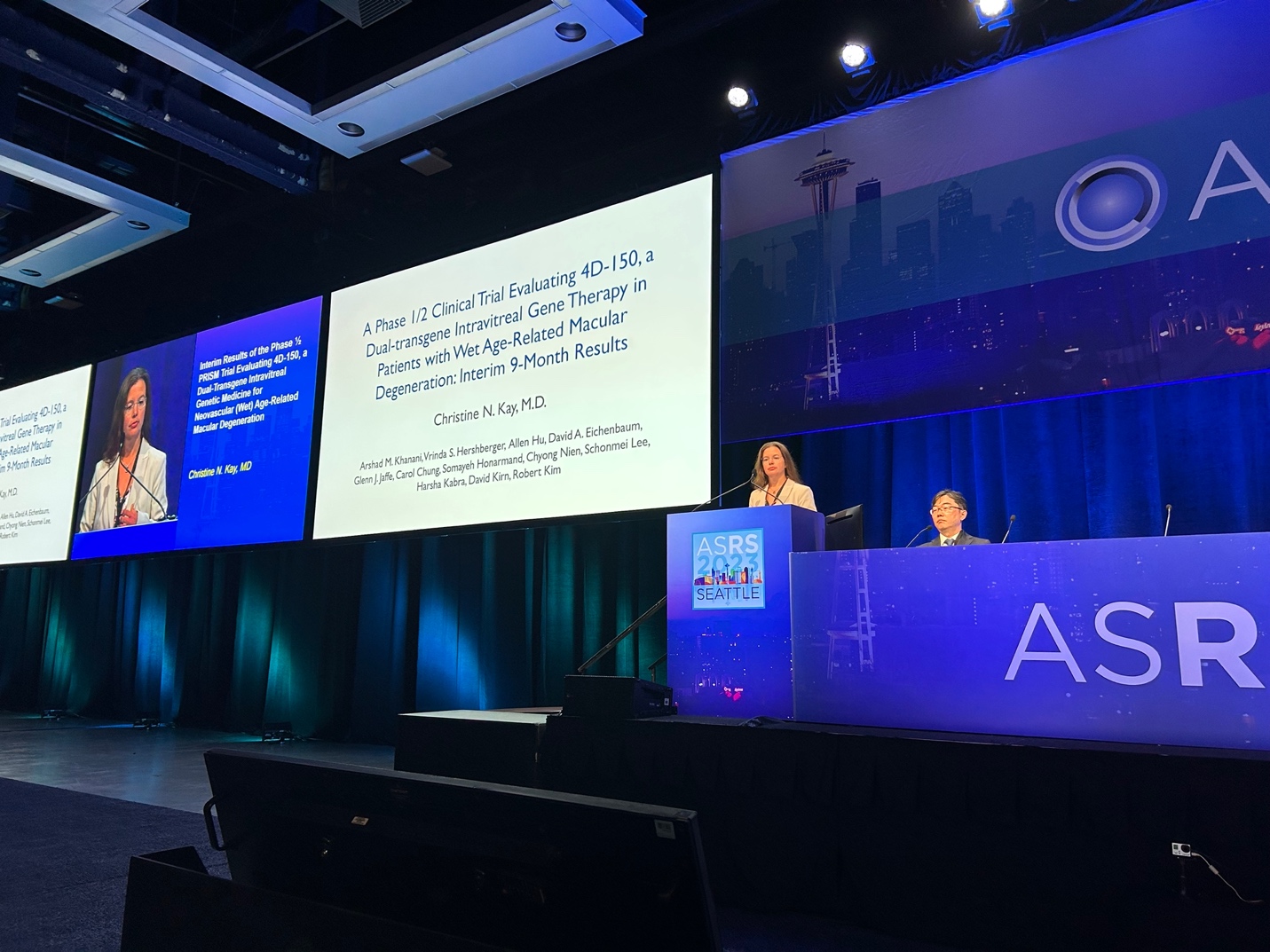 A group of people on a stage Description automatically generated