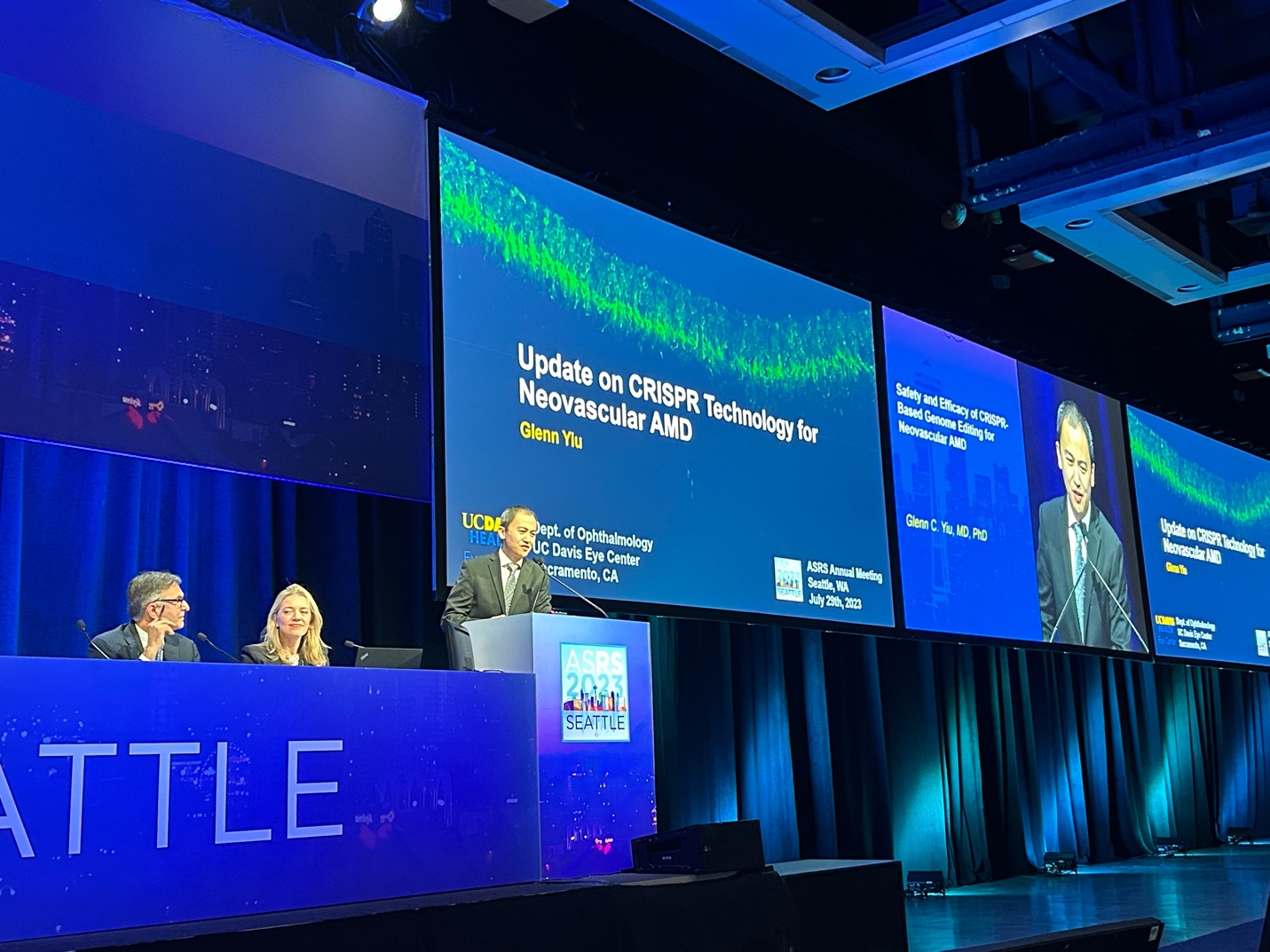 A group of people on a stage Description automatically generated